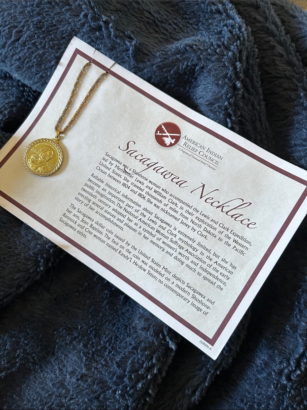 2012 Sacagawea Pendant Necklace - Picture 2 of 13